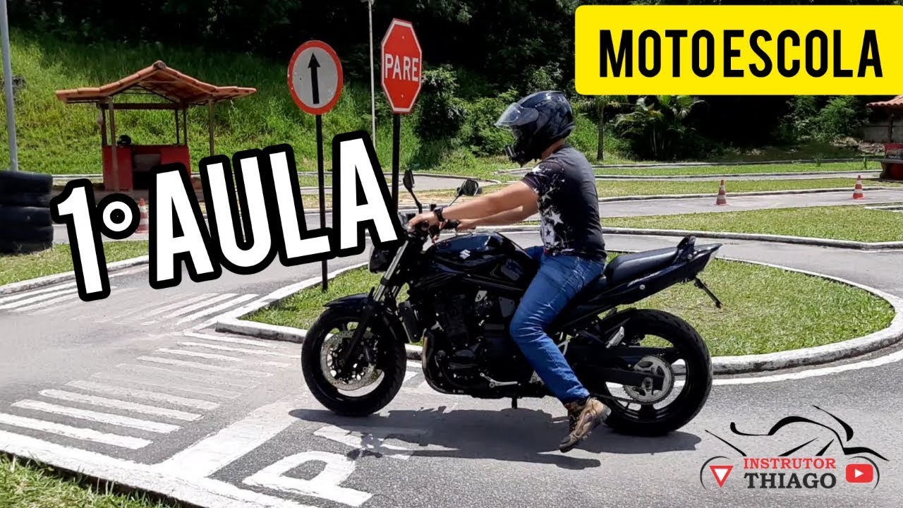 ALUNO APRENDEU SAIR COM A MOTO NA #1 PRIMEIRA AULA