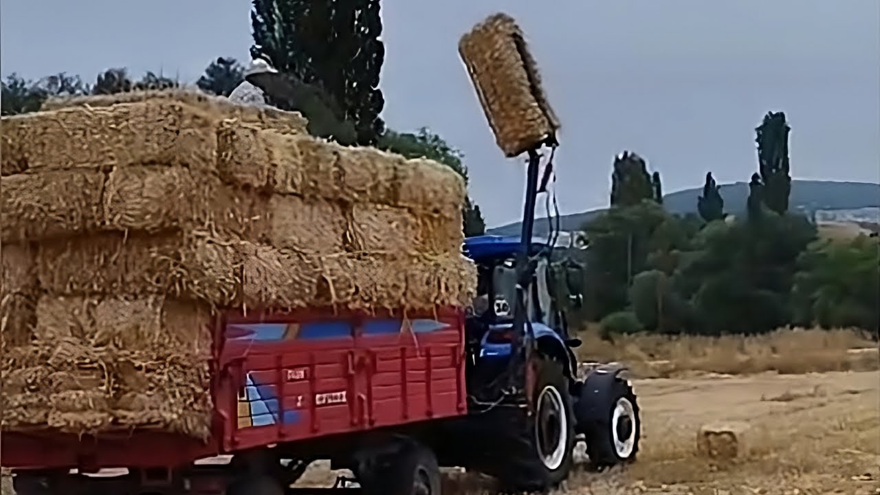 BALYA YÜKLEMEK ÇOK KOLAY - AGROTECHH Pratik Balya Yükleme Makinesi