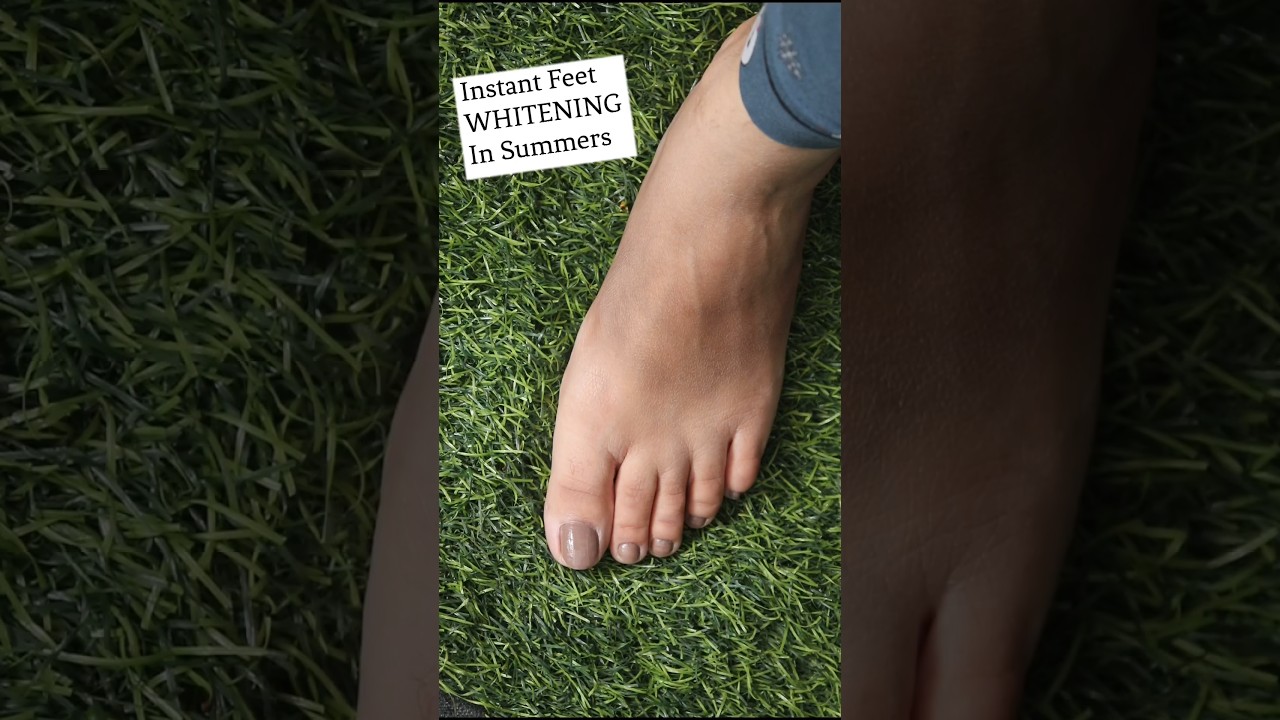 DIY Instant Feet Whitening| DIY Tan Removal Treatment #skincare #feet #whitening #ytshort #shorts