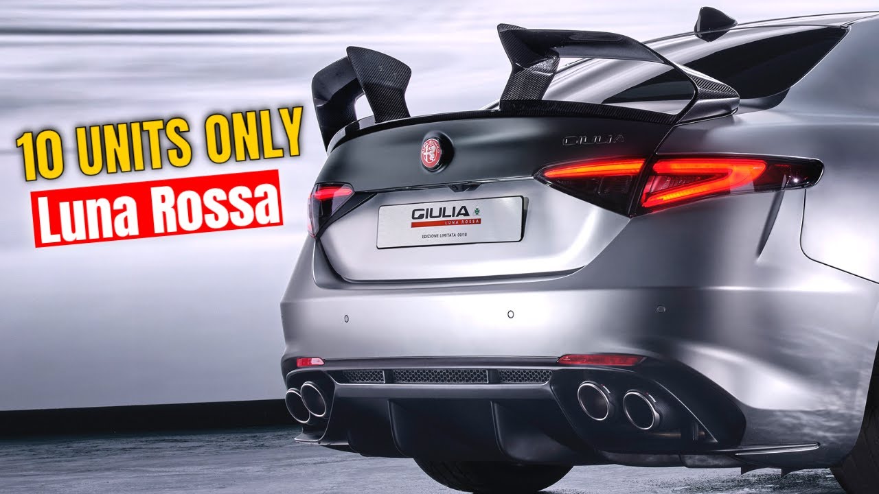 Alfa Romeo Giulia Quadrifoglio Luna Rossa &mdash; самая дикая Giulia из когда-либо построенных