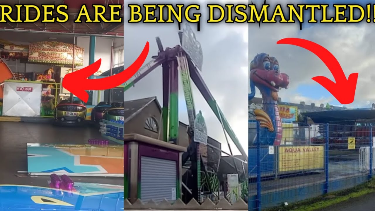 Curry's Fun Park Portrush Closed Season update: Rides are getting ready to leave!