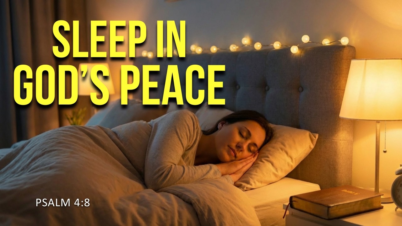 Safe In Your Peace 🌙 | Psalm 4:8 | Lying Down In Peace (Lyrics)