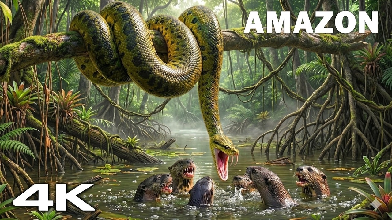 Amazon Wildlife Documentary: Secret Tapirs, Otters, and River Mysteries