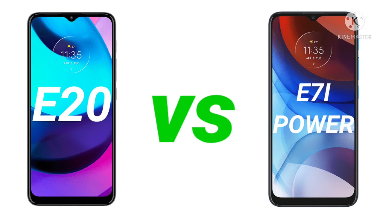 .MOTO E20 VS MOTO E7I POWER COMPARATIVA ⬅️