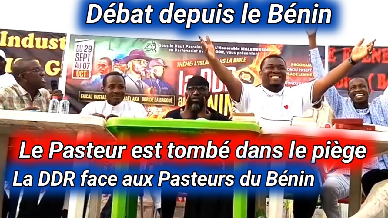 💢🛑 Débat : Mohamed est-il un véritable prophète envoyé par Dieu ? La DDR face aux Pasteurs du Bénin