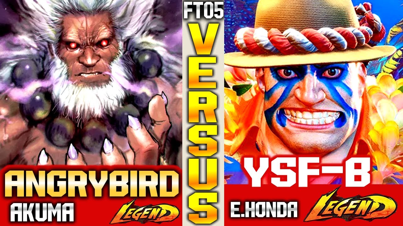 SF6 Best Akuma (AngryBird Vs YSF-B) E.Honda ▰ High Level