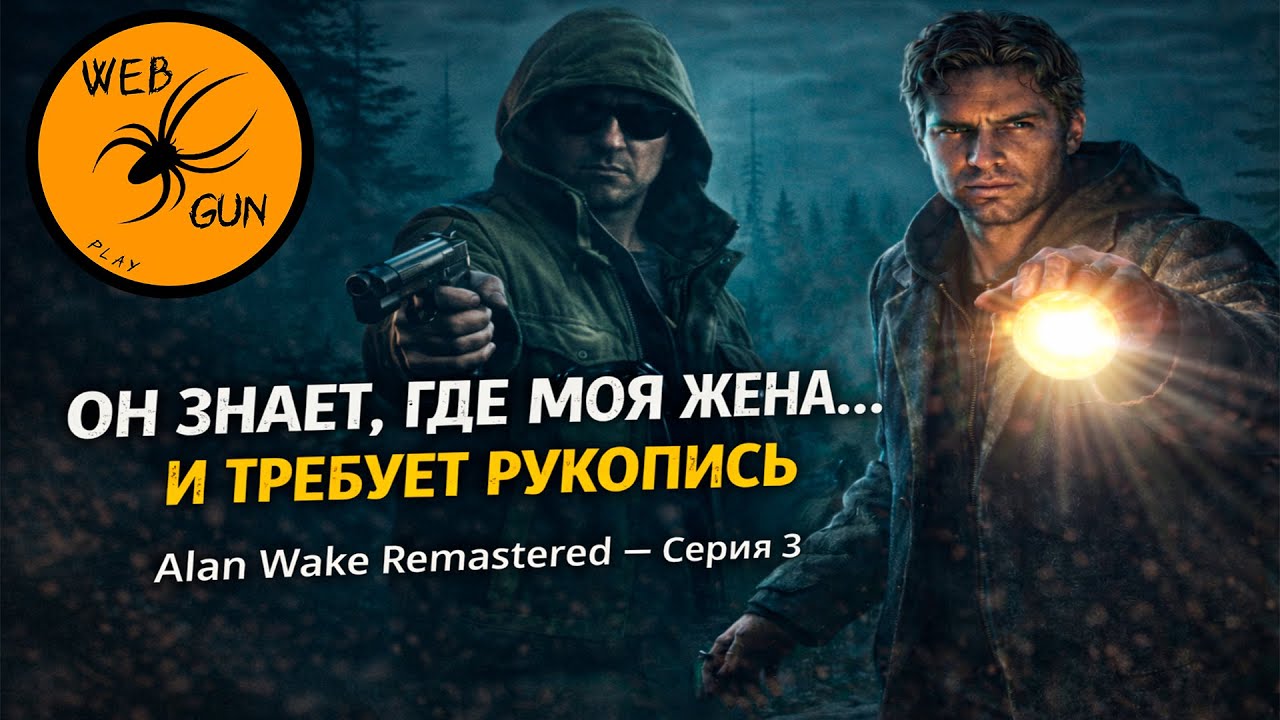 Что делать если закончились патроны? Нашел ли я похитителя? | Alan Wake Rem — Серия 3
