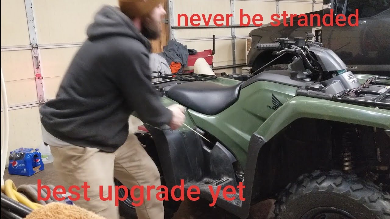 How to install a pull start on a 2015+ Honda rancher 420