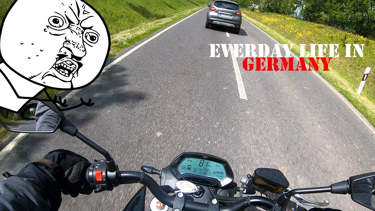 Riding a Zero S 11kw in Germany [RAW] A1 License 0-140 Kmh