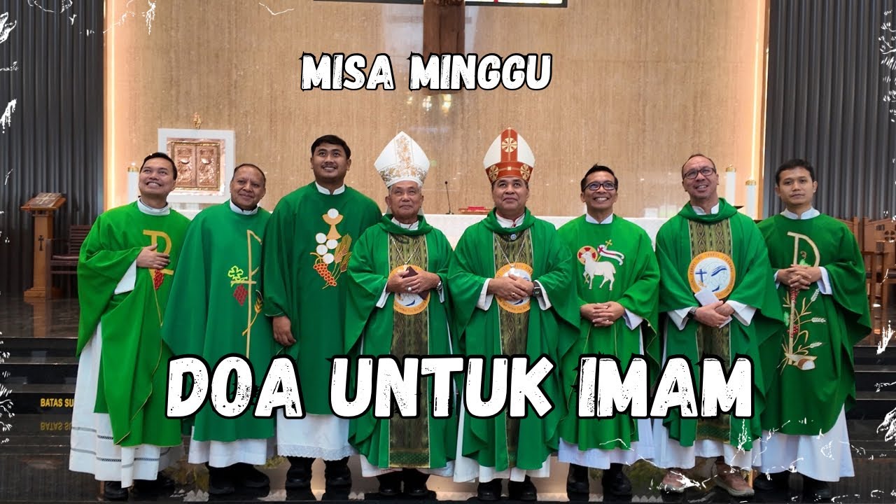 Suasana Misa Minggu Biasa VI dari Gereja Ibu Teresa Cikarang Bersama para Romo 
