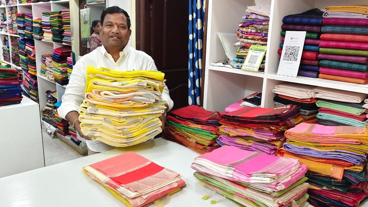 మంగళగిరి పట్టుచీరలు లేటెస్ట్ కలెక్షన్స్ తో రాము, హ్యాండ్లూమ్స్ నుంచి మీ ముందుకు కొత్త బోర్డర్లు