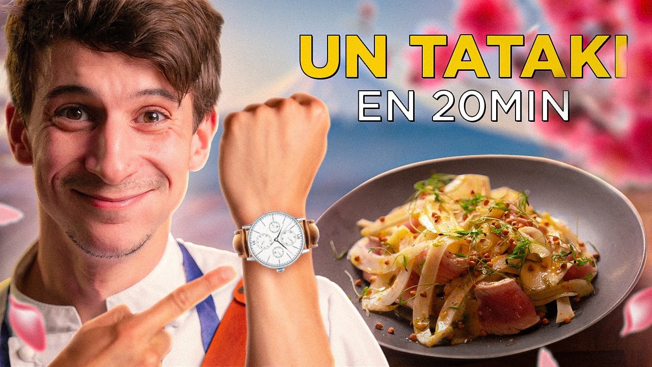 Recette en temps réel - Le Tataki de veau
