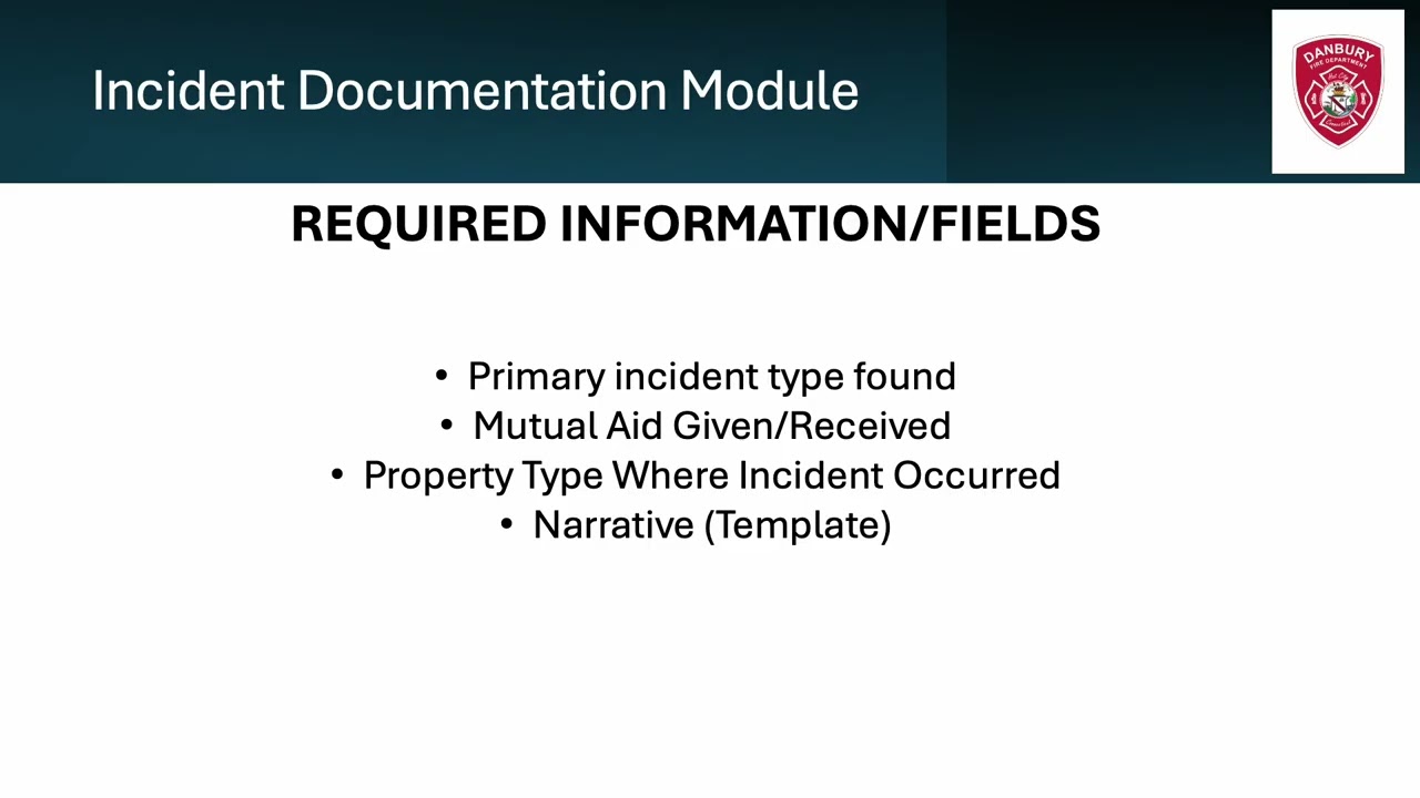 First Due Incident Reporting 