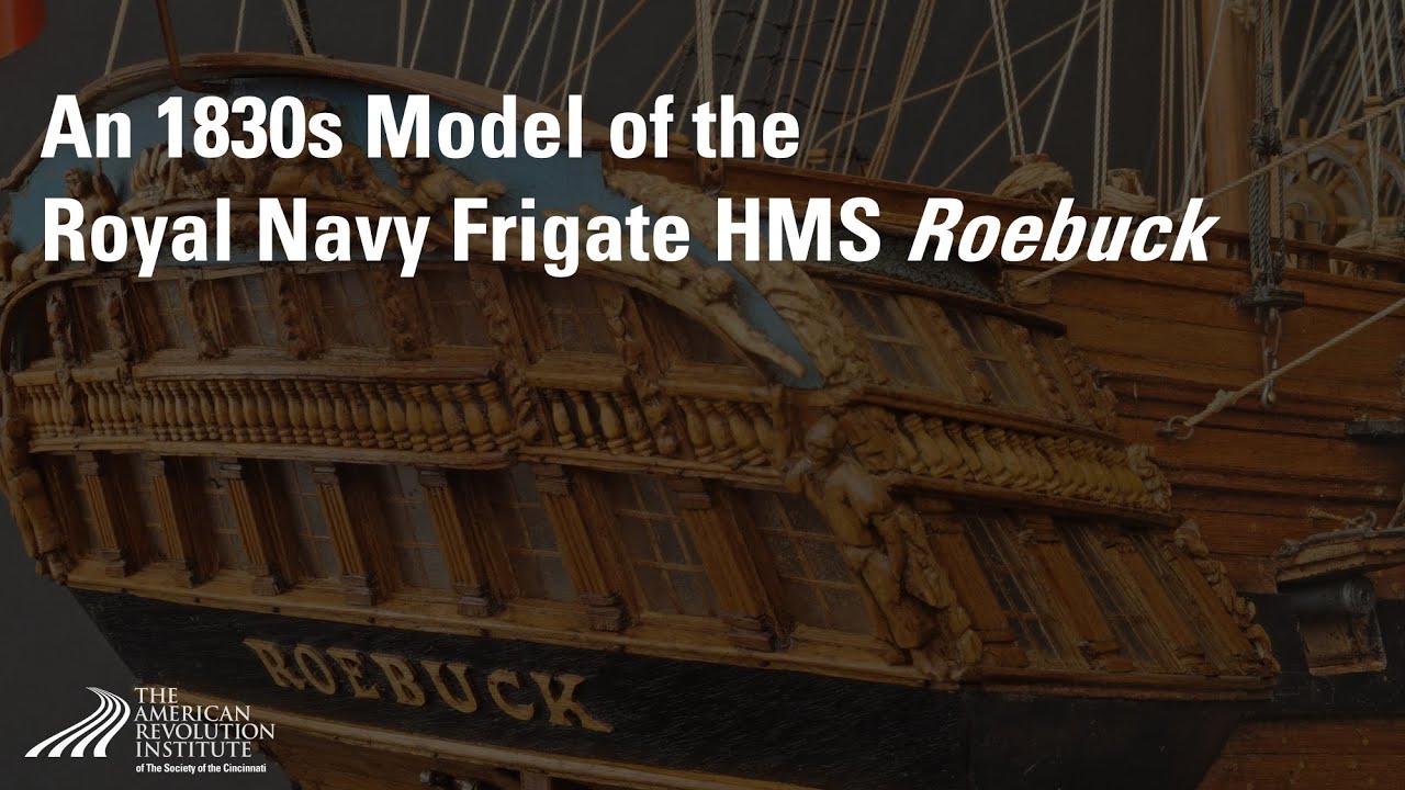 An 1830s Model of the Royal Navy Frigate HMS Roebuck