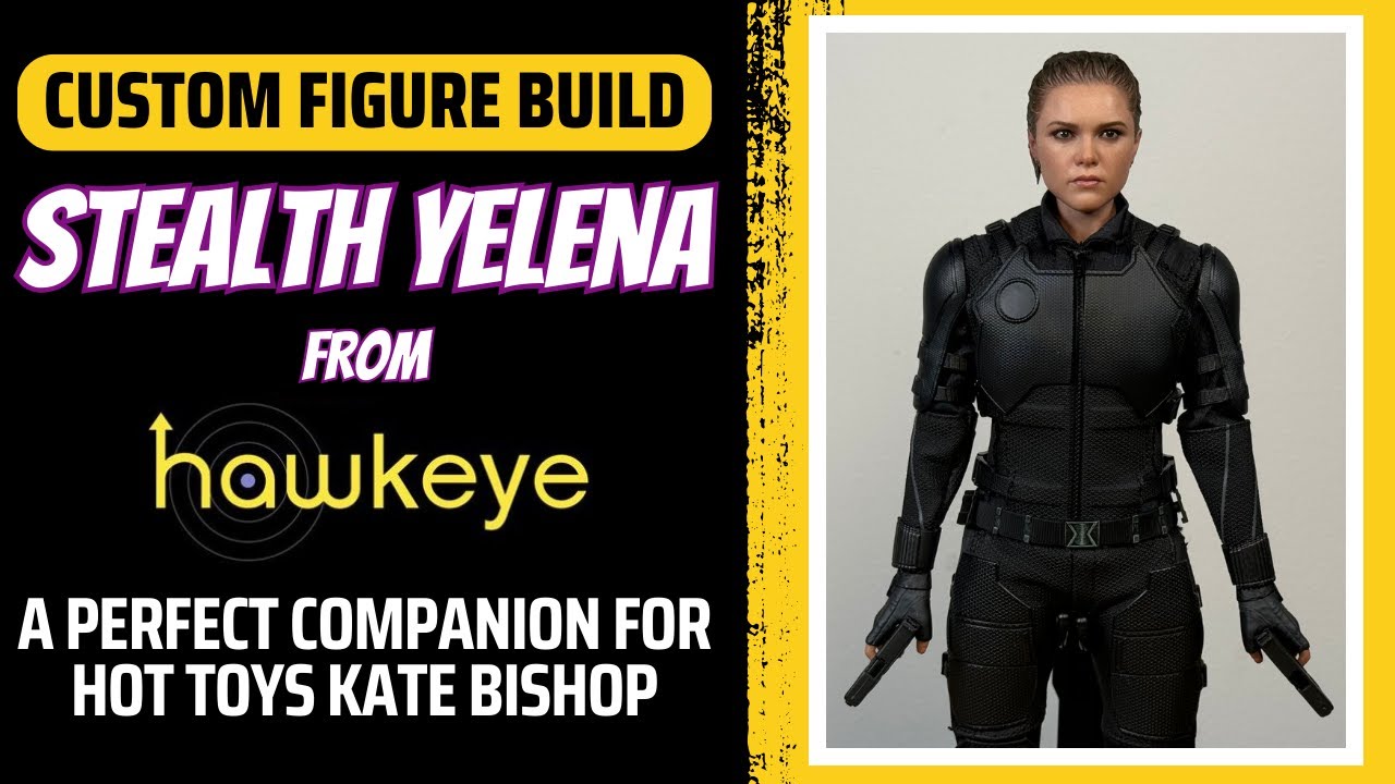 Hot Toys Kitbash: Stealth Yelena Belova Custom Figure from Hawkeye