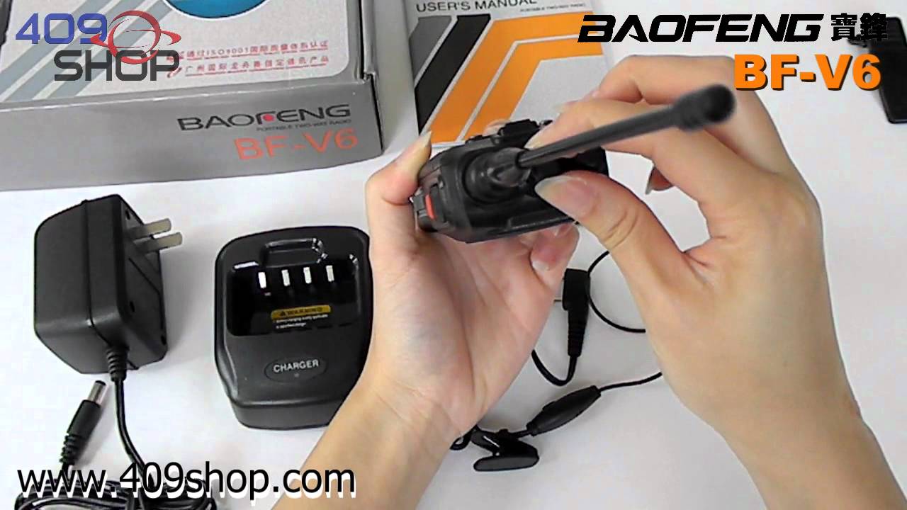 BAOFENG BF-V6 VHF 136-174Mhz Professional Transceiver