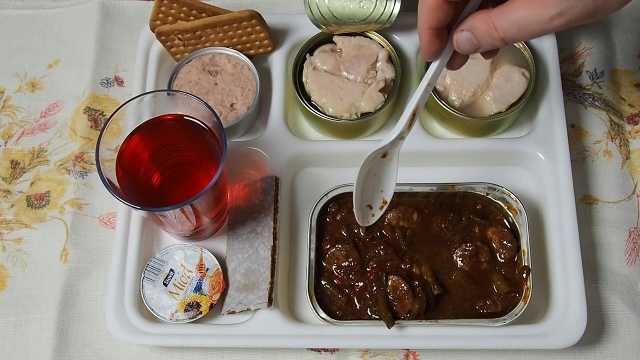 *NEW* Polish single meal ration SR-19 (2106) plus Arpol chicken cans - POLSKIE NAPISY !