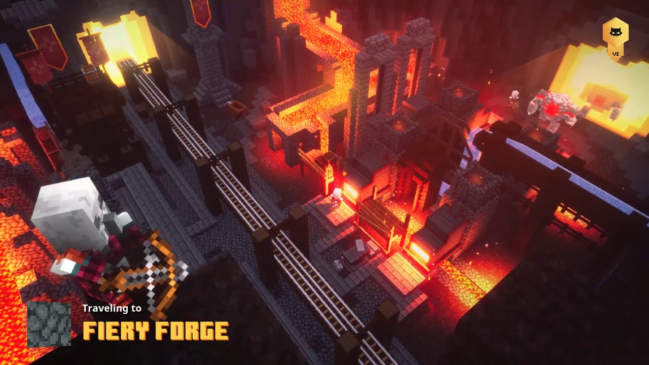 Minecraft Dungeons w/ Geektechmedia Ep 27 Speeding through Redstone Mines on Adventure Mode  😍💜😍