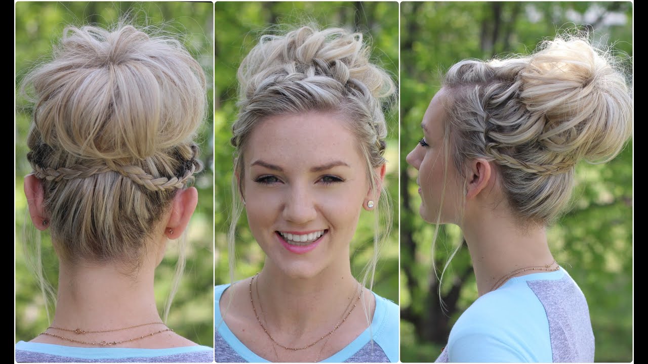 Waterfall Bun | Updo | Cute Girls Hairstyles