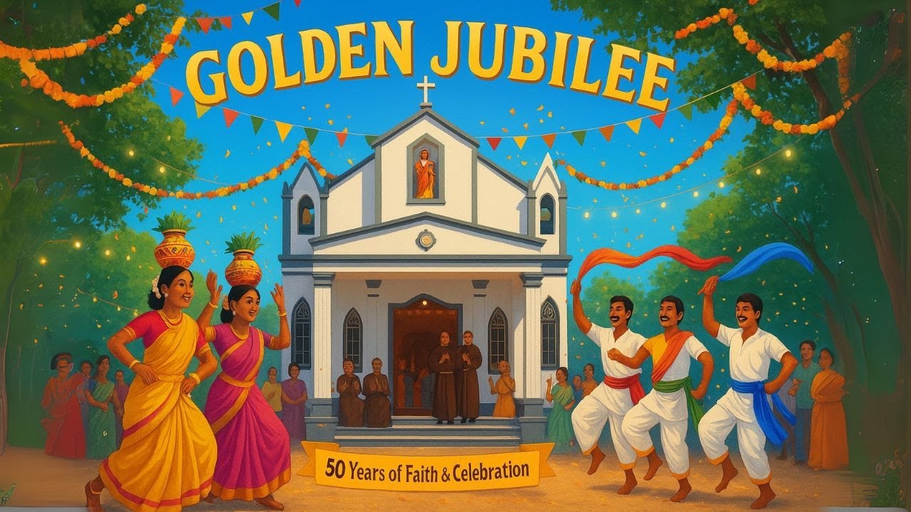 🥳 அருமையான நடனப் பாடல் | பொன்விழா - ஜெகன்மாதா மரியாள் ஆலயம், கனகம்மாசத்திரம் | 15.08.2025