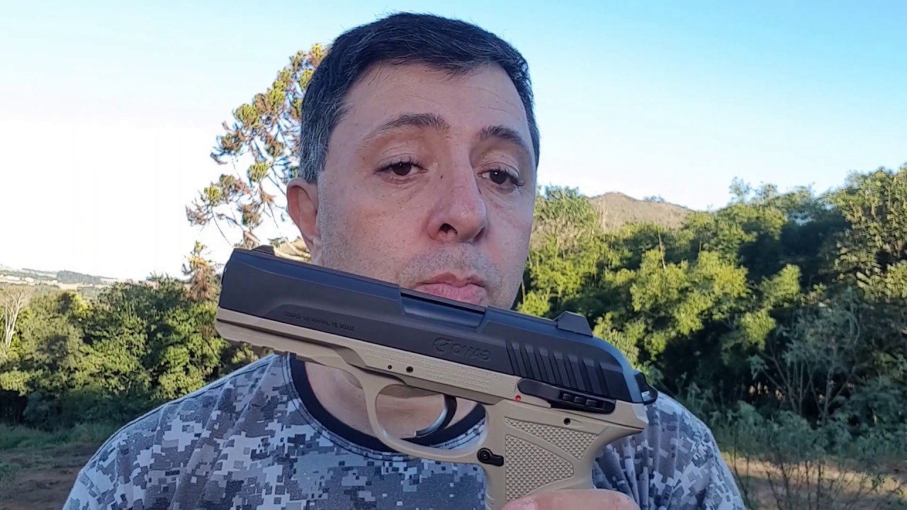 Pistola de Pressão GAMO CO2 PT-85 Blowback Slide Metal 4.5mm - Mundo da Carabina