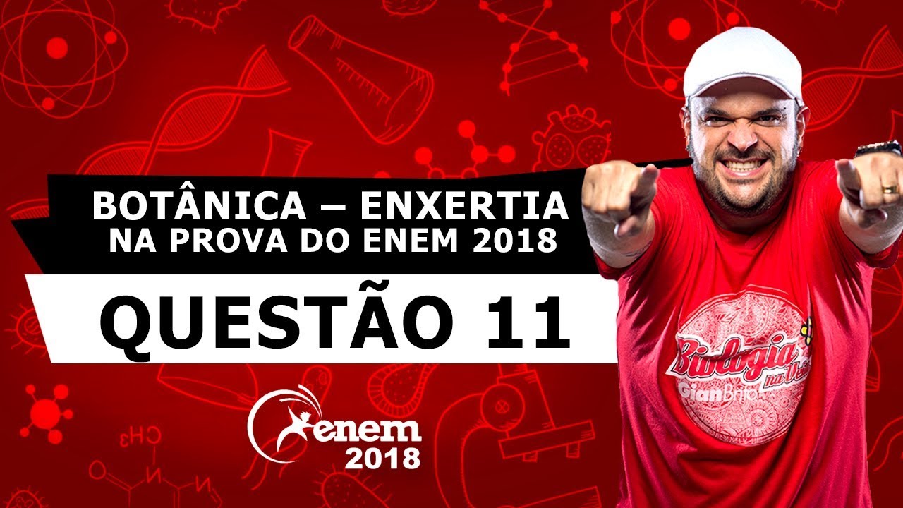 BOTÂNICA – ENXERTIA na prova do Enem 2018   Questão 11 – lista 24