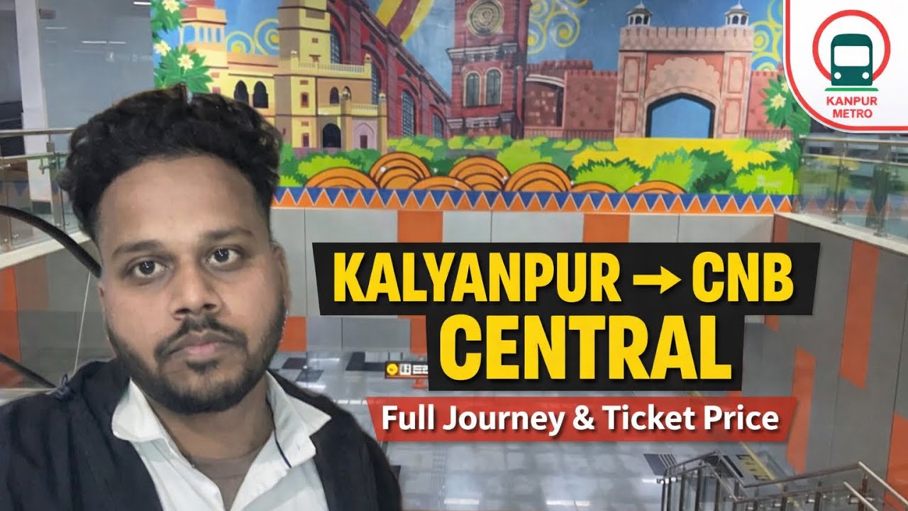 “Sirf ₹40 Mein! Kalyanpur Se Kanpur Central Metro Journey 😲🚇”