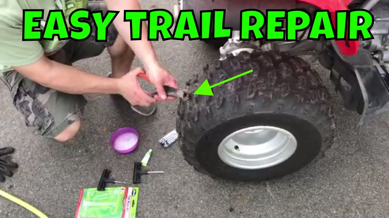 How To Fix a Flat ATV Tire With a Tire Plug