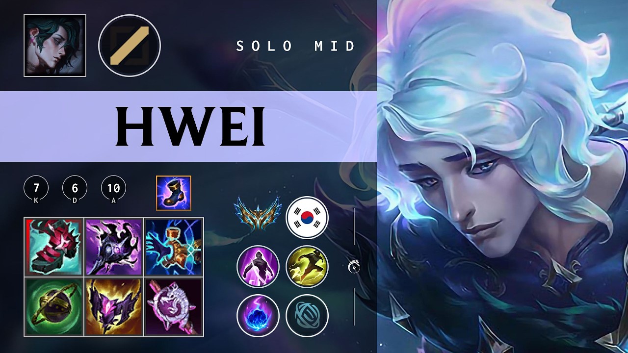 Hwei Mid vs Orianna - KR Challenger Patch 26.04