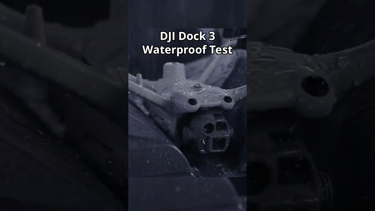 DJI Dock 3 & Matrice 4D Series: Extreme Water Resistance Test!