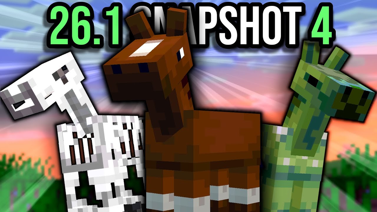 New Baby Horses!! - Minecraft 26.1 Snapshot 4