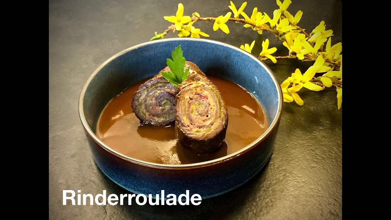 Rinderrroulade/ Rindsroulade/ Schmorgericht mit Rotweinsauce