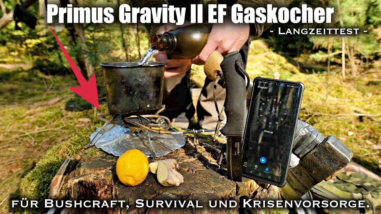 Primus Gravity II EF Gaskocher für Bushcraft, Survival und Krisenvorsorge.