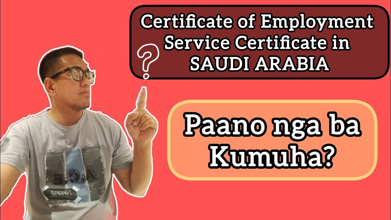 Paano kumuha ng Certificate of Employment or Service Certificate sa QIWA