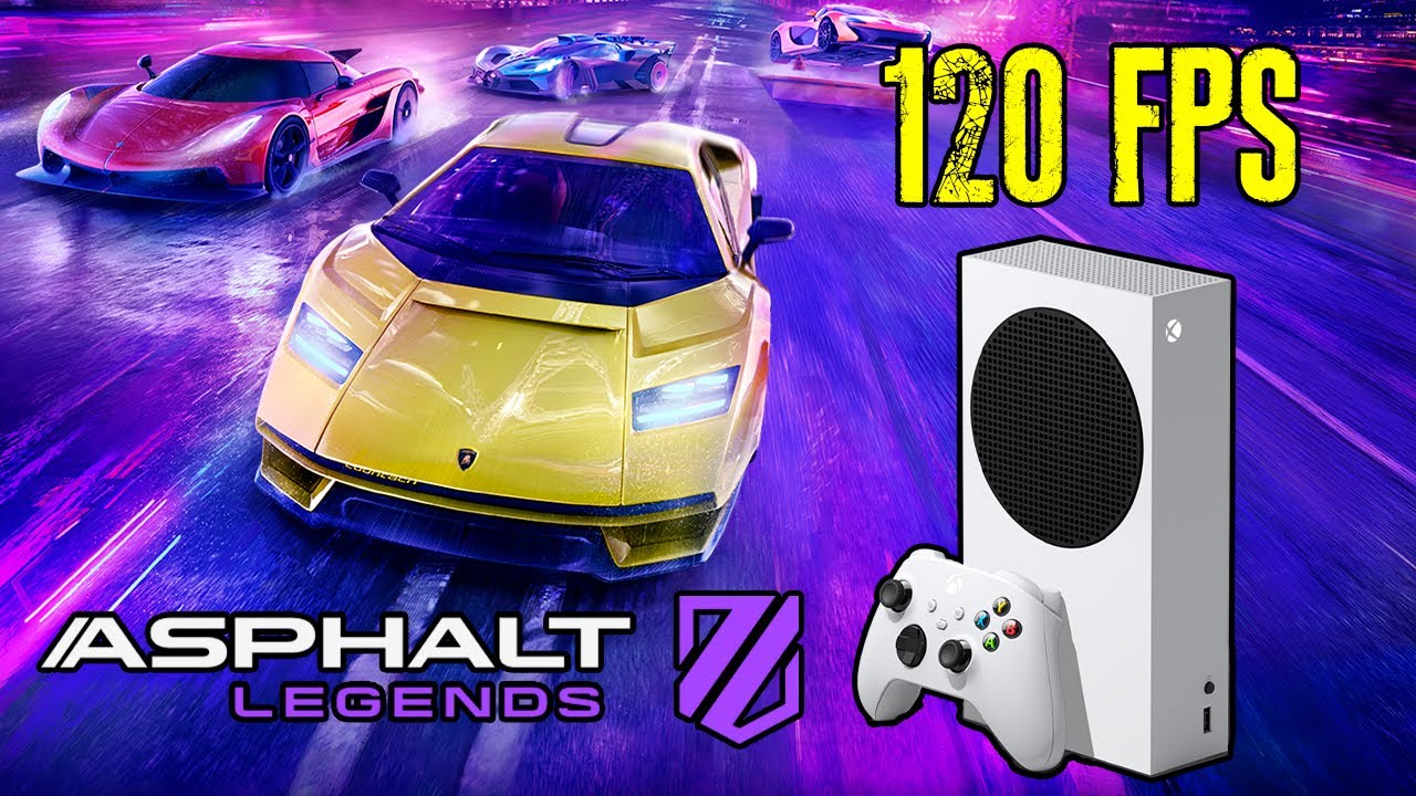 Así es JUGAR Asphalt LEGENDS a 120 FPS en Xbox Series S!! | Vale la pena? ¿Son estables?