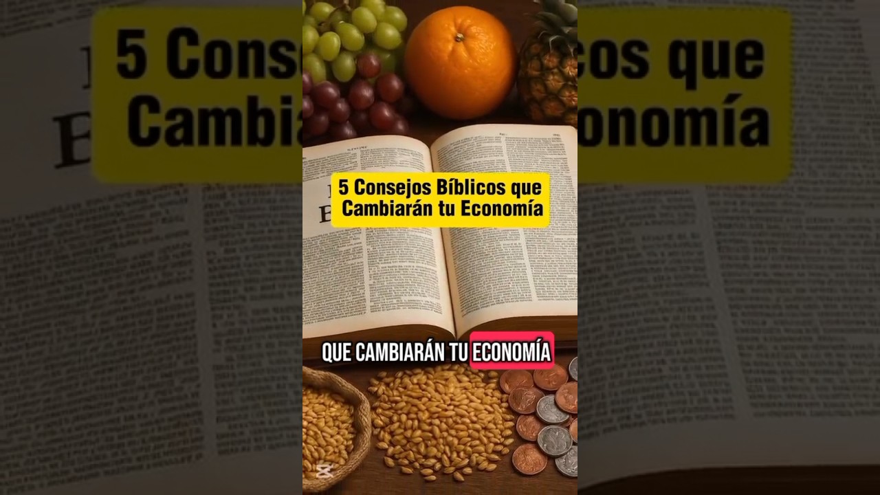 5 Consejos B&iacute;blicos que Cambiar&aacute;n tu Econom&iacute;a #finanzas #economia #biblia bibl