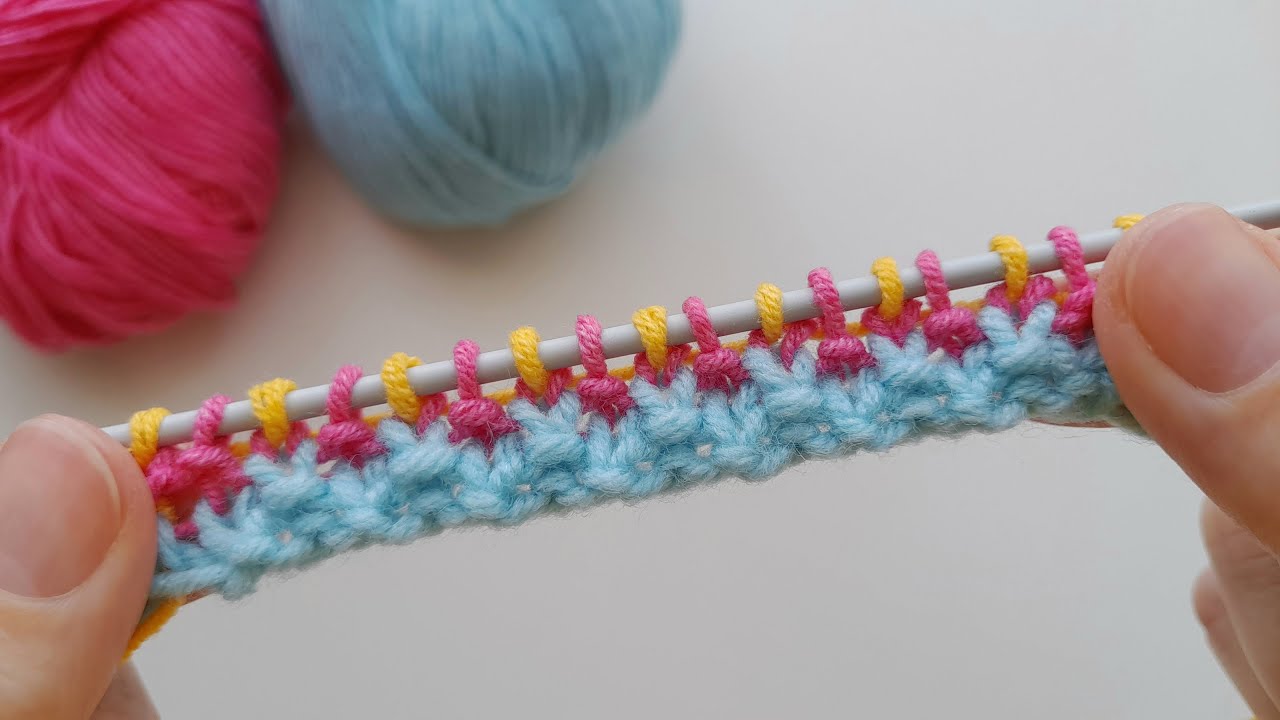 💚Verwenden Sie alle Garnreste! ☘️ W&auml;rmendes und leichtes Strickmuster!