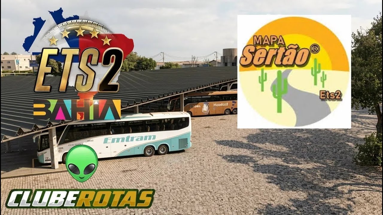 Voitoria da Conquista BA   p/ Salvador BA -ETS2 - MAPA BAHIA E MAPA SERTAO