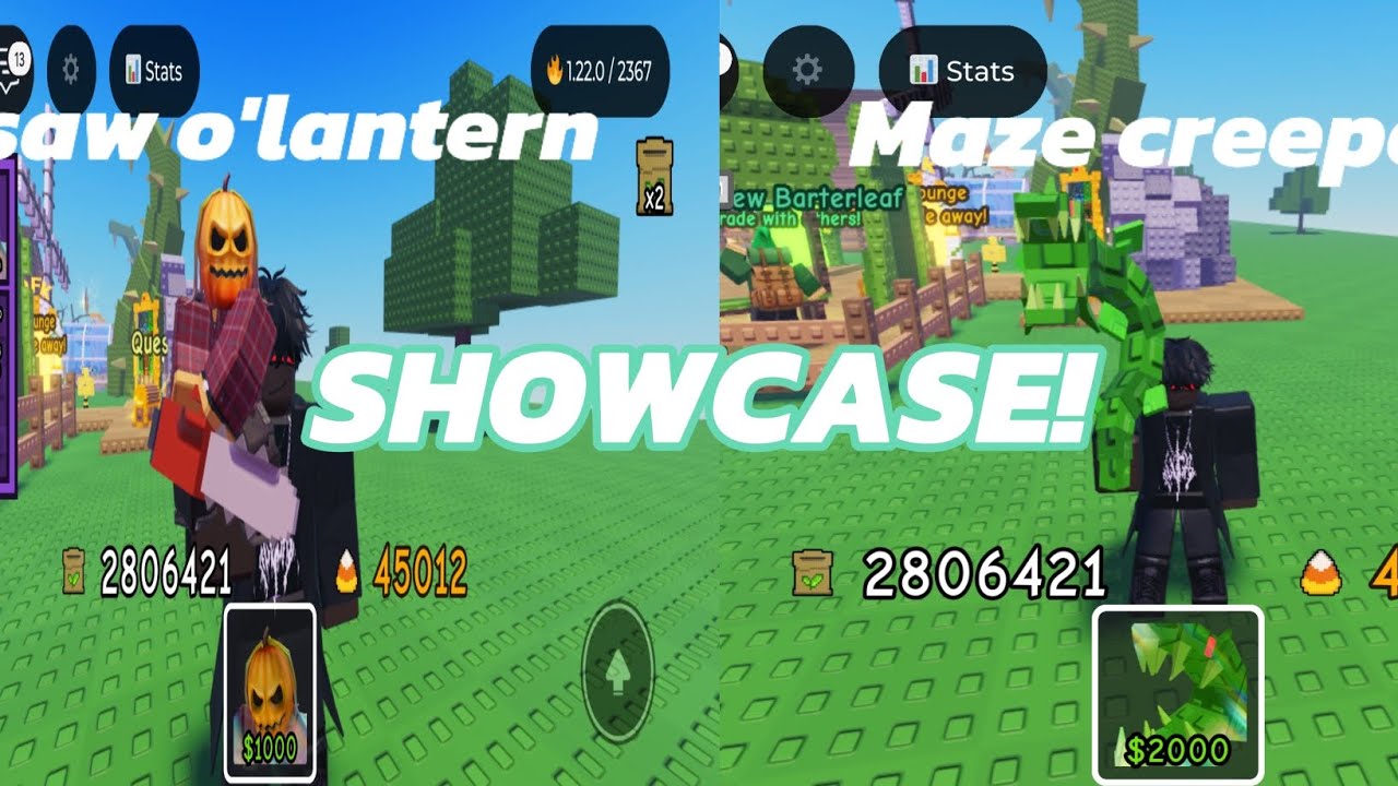 SHOWCASE Saw o'lantern e Maze creeper do halloween Spotlight! PRESTAM?! | Garden Tower defense