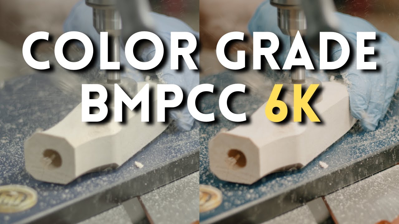 Blackmagic Raw on the BMPCC 6k -before and after color grading