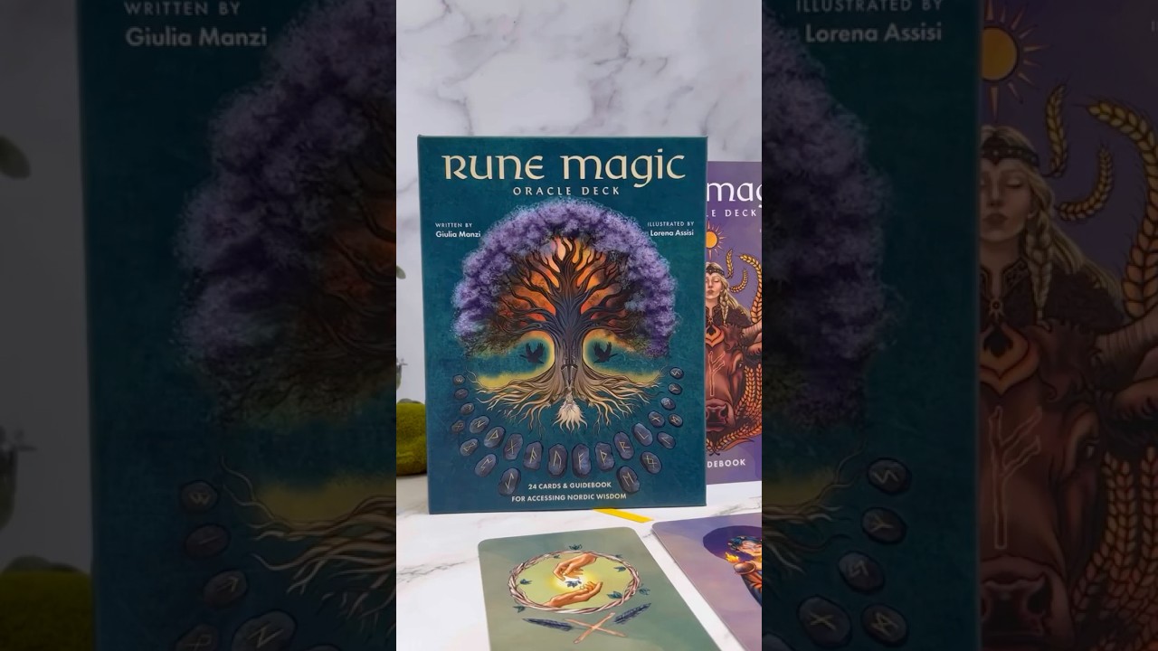 Sneak peek 👀 Rune Magic Oracle Deck #runes