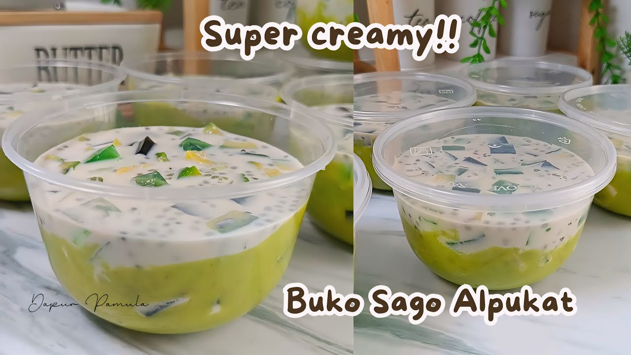 CREAMY ENAK KEBANGETAN‼️ BUKO SAGO ALPUKAT! OPEN PO DIJAMIN LARIS BANGET