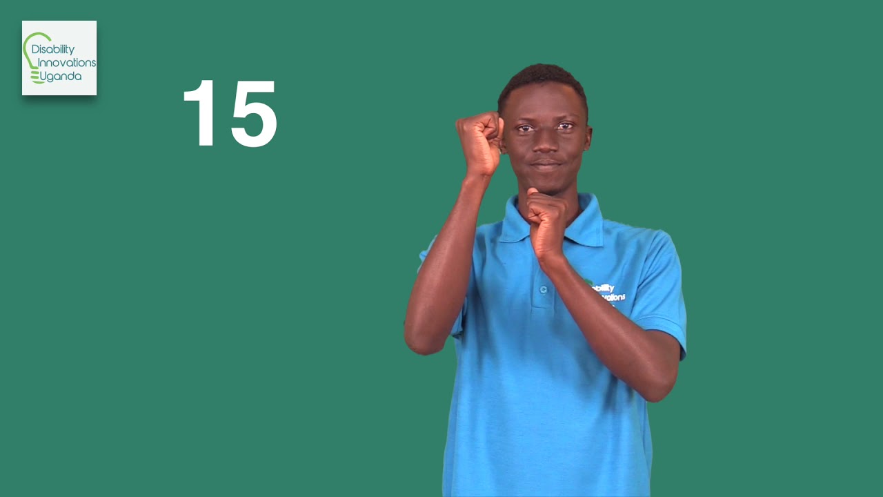 NUMBERS UGANDA SIGN LANGUAGE