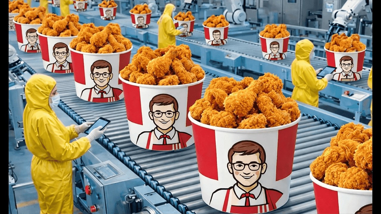 How It's Made: Turning 1,000,000 Chickens into Crispy KFC Perfection