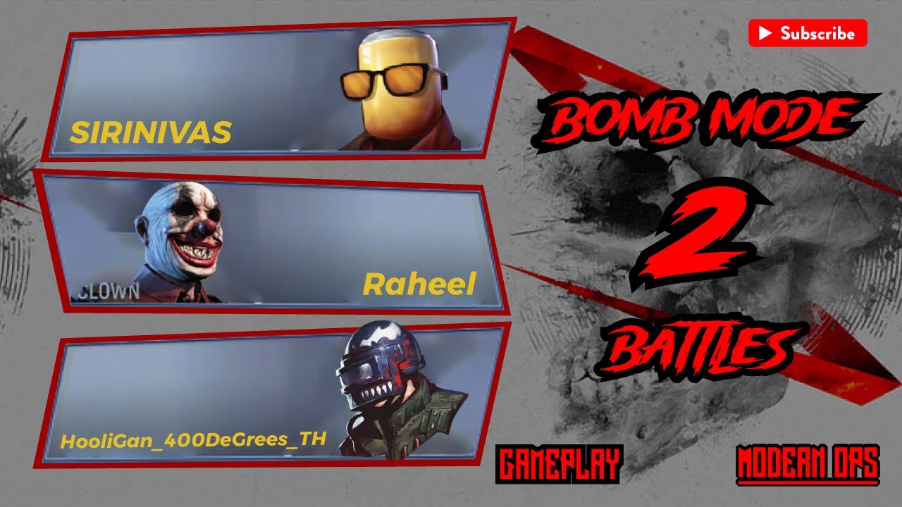 Modern ops - 2 Battles Bomb mode | Hard Battle| Gameplay