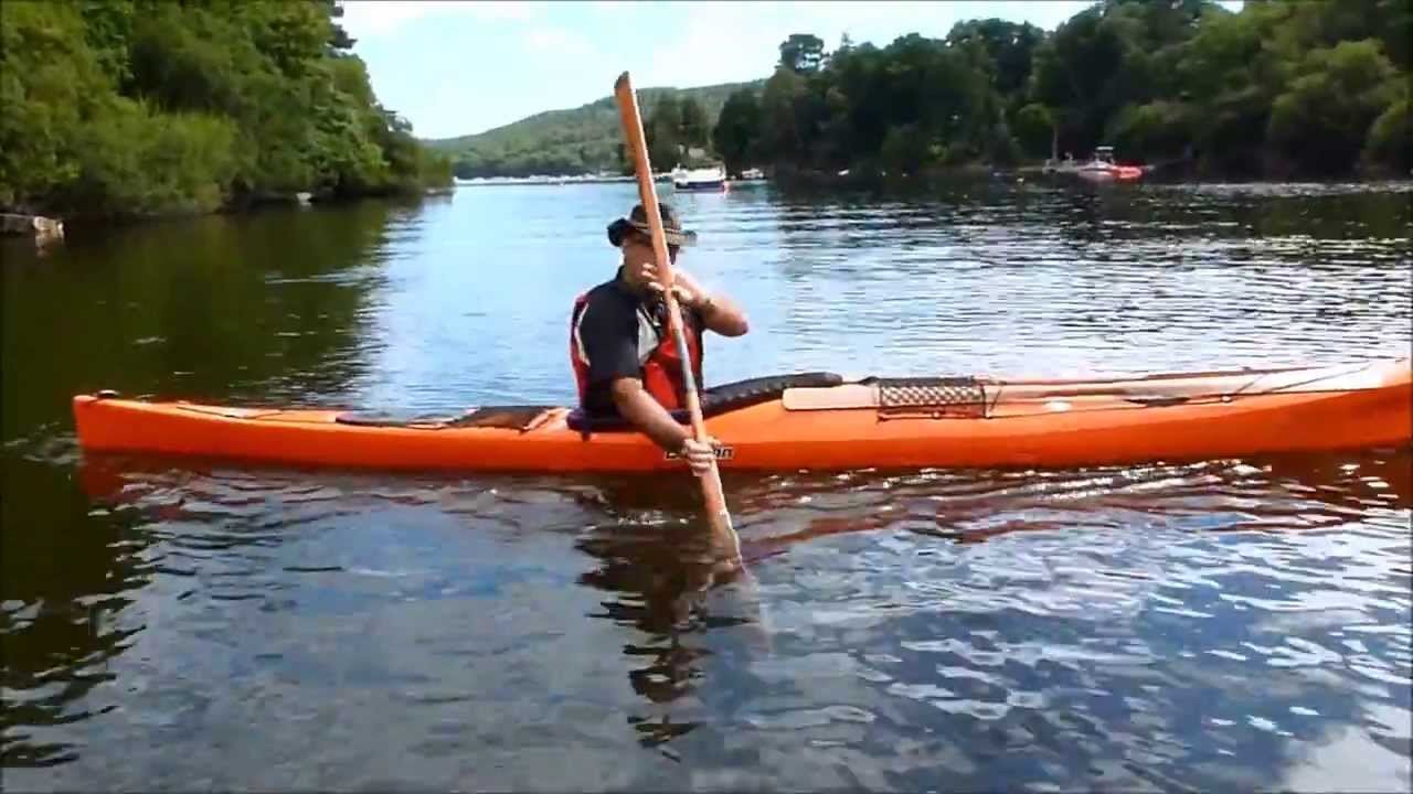 Pagaie Traditionnelle, mode d'emploi, utilisation de base. Greenland paddle use.