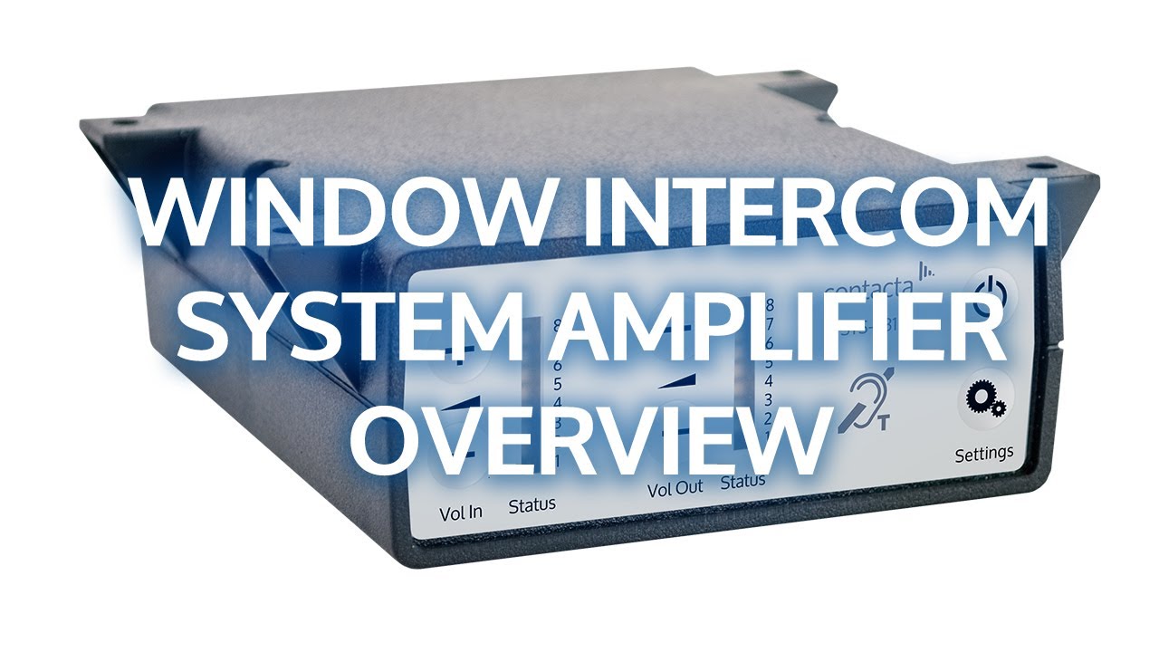 Window Intercom System Amplifier – STS-A31 – Installation Guide