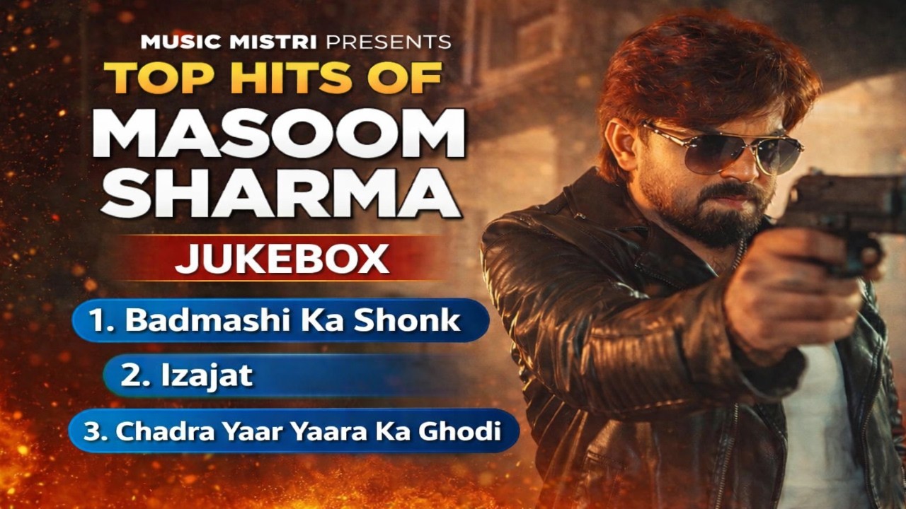 Masoom Sharma Ke Sabse Dangerous Badmashi Gaane 🔥 | Non Stop Haryanvi Dabang & Rob Style Jukebox