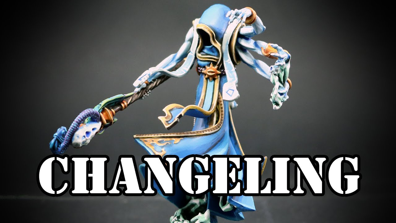 How to paint The Changeling Daemon of Tzeentch
