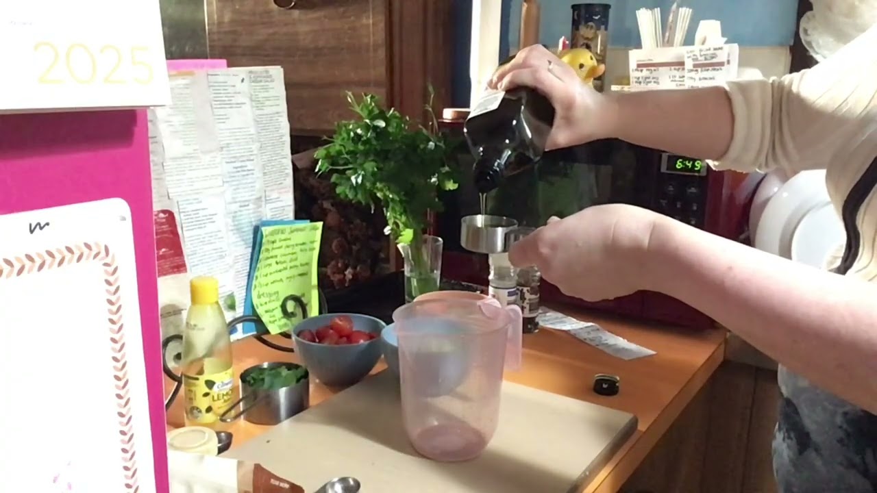Cooking with Violet Vixen episode 518 couscous summer salad 